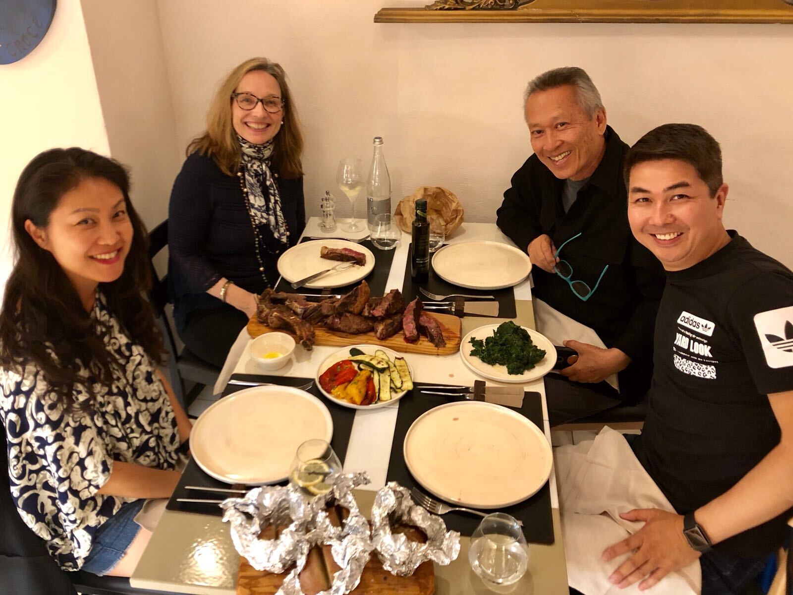 Dinner with classmates in Florence