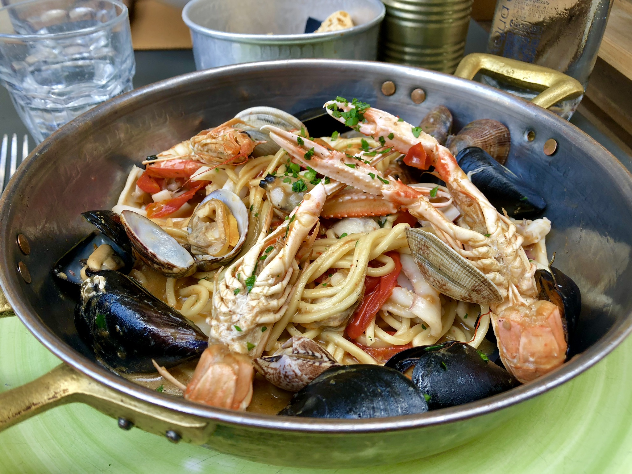 Seafood pasta